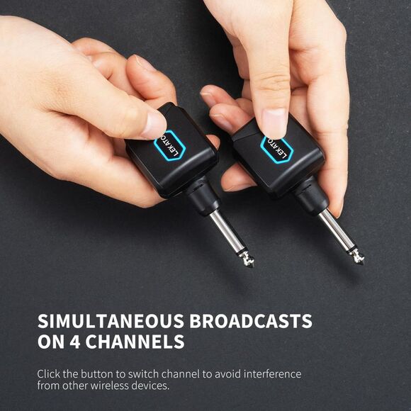 LEKATO JW-06 - 5.8GHz Wireless Guitar System (1446) - Picture 7 of 9